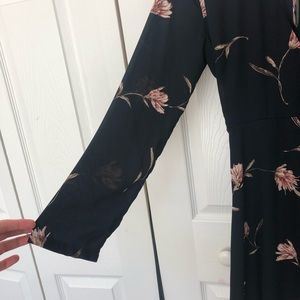 Lush Dresses - Blue floral wrap dress Lush Dresses - Blue floral wrap dress